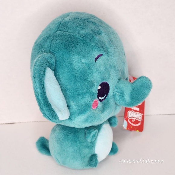 GUND 🐘 Drops Tony Trunks Teal Elephant Expressive Plush NWT - Picture 2 of 8